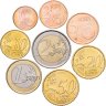 Купить Испания, набор из 8 разменных монет евро 2012 г.