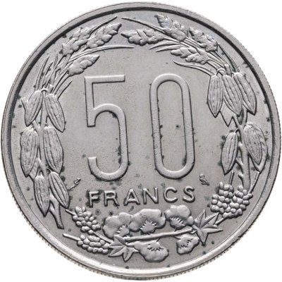 купить Экваториальная Африка 50 франков (francs) 1963