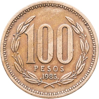 купить Чили 100 песо (pesos) 1985