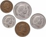 Купить Иордания, набор из 5 монет 1978-1991 годов