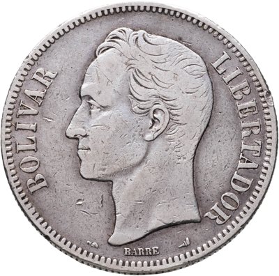 купить Венесуэла 5 боливаров (bolivares) 1905