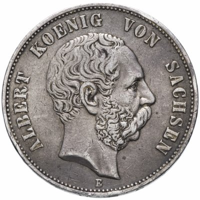 купить Германия (Империя), Саксония 5 марок (mark) 1901 E