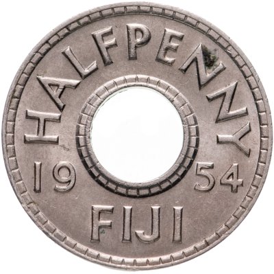 купить Фиджи 1/2 пенни (penny) 1954