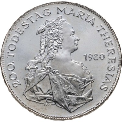 купить Австрия 500 шиллингов (shillings) 1980 200 лет со дня смерти Марии Терезии