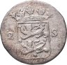 Купить Голландская республика, Западная Фрисландия 2 стювера 1733