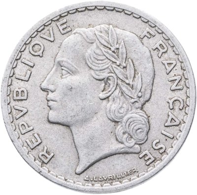 купить Франция 5 франков (francs) 1949 без обозначения монетного двора