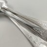 Купить Набор из 5-ти столовых ложек, украшенных растительным декором, мНЦ (медь-никель-цинк), серебрение, СССР, 1970-1990 гг.