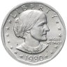 Купить США 1 доллар (dollar) 1980 P доллар Сьюзен Энтони знак монетного двора "P" - Филадельфия