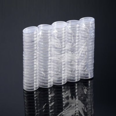 купить Капсулы для монет жетонов фишек на 26 мм 100 штук в упаковке