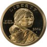 Купить США 1 доллар (dollar) 2006 S Proof Sacagawea dollar (Сакагавея доллар - парящий орёл) знак монетного двора "S"