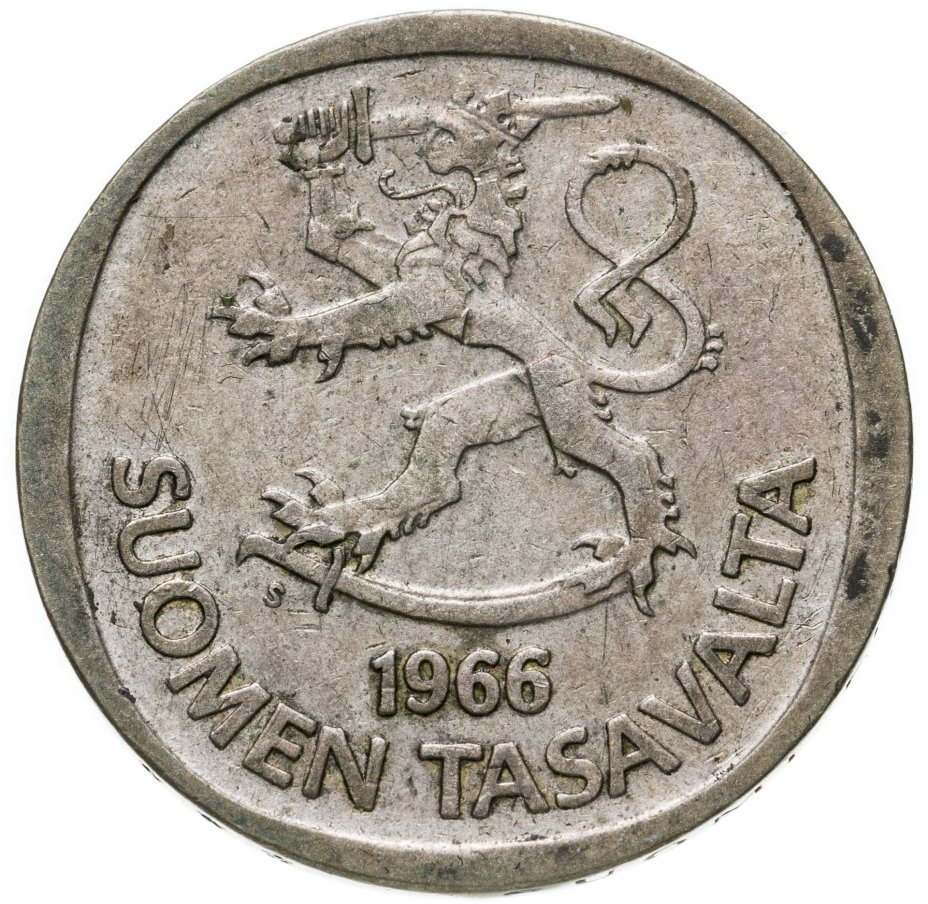 купить Финляндия, 1 марка 1966