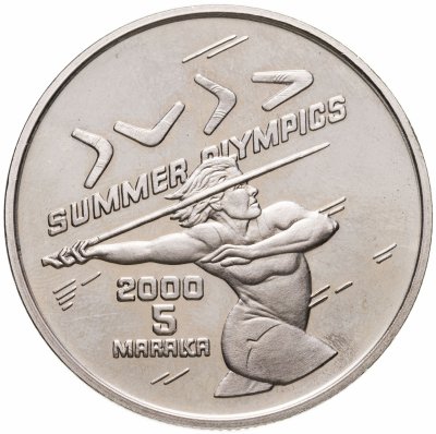 купить Босния и Герцеговина 5 марок (км, maraka) 1998 "XXVII летние Олимпийские Игры, Сидней 2000"