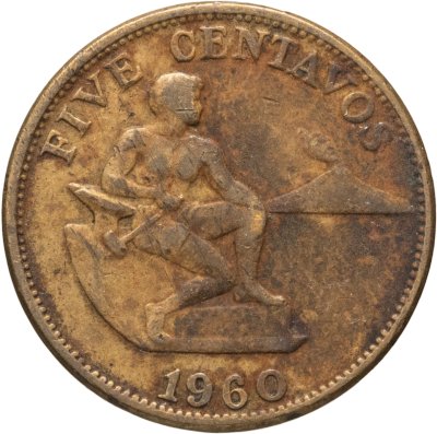 купить Филиппины 5 сентаво (centavos) 1960