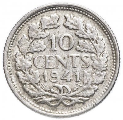 купить Нидерланды 10 центов (cents) 1941