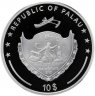 Купить Палау 10 долларов 2021 "Горилла в тропическом лесу Лягушка, леопард", в футляре с сертификатом