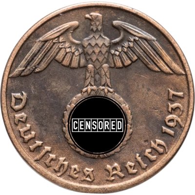 купить Германия (Третий рейх) 1 рейхспфенниг (reichspfennig) 1937 A