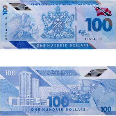 купить Тринидад и Тобаго 100 долларов 2019 (2021) (Pick new) Полимер
