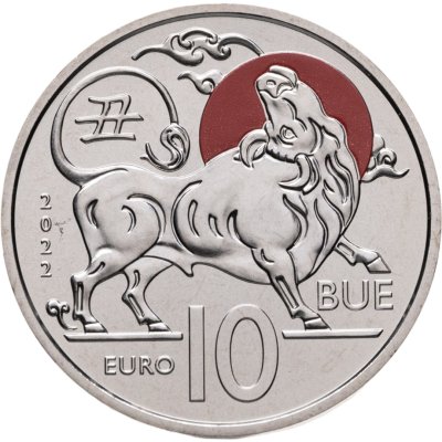 купить Сан-Марино 10 евро 2022 "Китайский гороскоп - год быка"