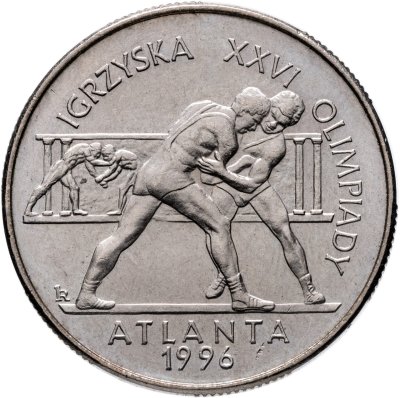 купить Польша 2 злотых (zlote) 1995 "XXVI летние Олимпийские Игры, Атланта 1996"
