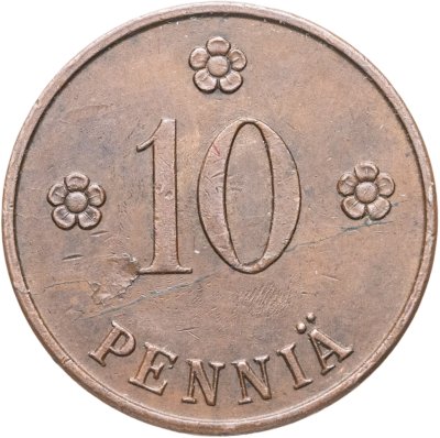 купить Финляндия 10 пенни (pennia) 1924