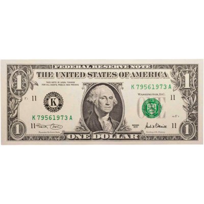 купить США 1 доллар 2001 (Pick 509) K-Даллас "FW" (Fort Worth)