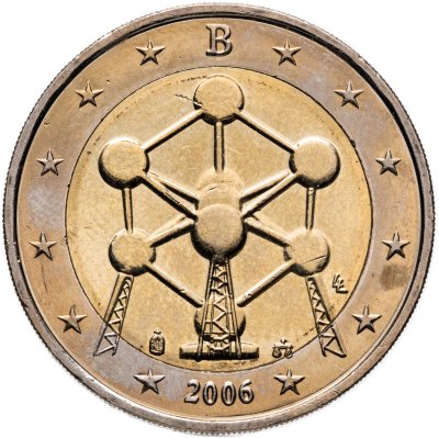купить Бельгия 2 евро 2006 "Атомиум в Брюсселе"