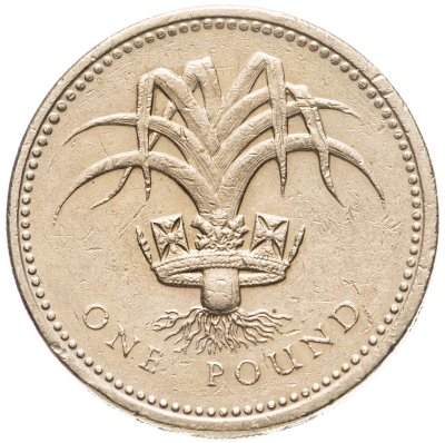 купить Великобритания 1 фунт (pound) 1990