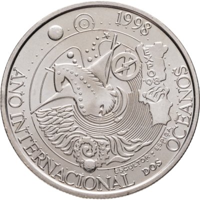купить Португалия 1000 эскудо (escudos) 1998 Международный год океанов на Экспо'98