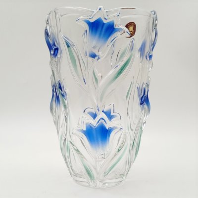 купить Ваза, украшенная изображением колокольчиков, Walter Glas, стекло, Германия, 1990-2010 гг.