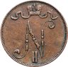 Купить 5 пенни (pennia) 1901 Российская Финляндия