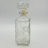 Купить Флакон для одеколона с цветочным декором, стекло, Франция, 1970-2000 гг.