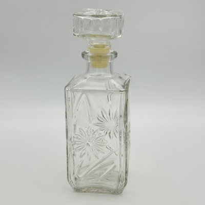 купить Флакон для одеколона с цветочным декором, стекло, Франция, 1970-2000 гг.