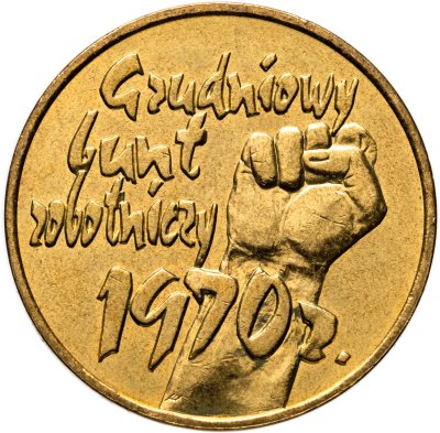 купить Польша 2 злотых 2000 "30 лет со дня декабрьских событий 1970 года"