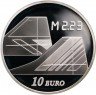 Купить Франция 10 евро 2009 "Авиалайнер Конкорд" в капсуле и футляре с сертификатом