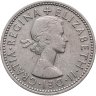 Купить Великобритания 1 шиллинг (shilling) 1962  Английский герб - 3 льва внутри коронованного щита