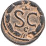 Купить Римская империя, провинция Сирия, Макрин, 217-218 годы, Ассарий АЕ20.