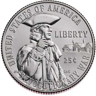 купить США 1/4 доллара (25 центов, квотер) 2026 Р "250 лет независимости США. Война за независимость", знак монетного двора: "P" - Филадельфия