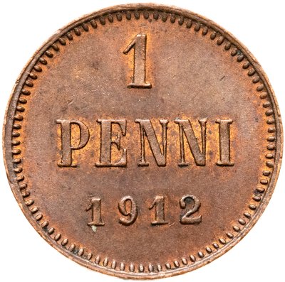 купить 1 пенни (penni) 1912 Российская Финляндия
