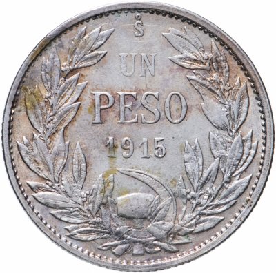 купить Чили 1 песо (peso) 1915