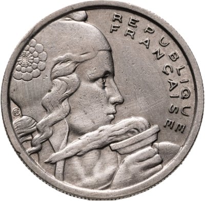 купить Франция 100 франков (francs) 1954 Без отметки монетного двора "B"