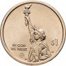 Купить США 1 доллар 2025 D Американские инновации - Космический центр имени Линдона Джонсона в Техасе