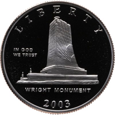 купить США 50 центов (1/2 доллара) 2003 "100 лет со дня первого полета"