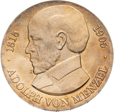 купить Германия, ГДР 5 марок 1980 "Адольф фон Менцель"