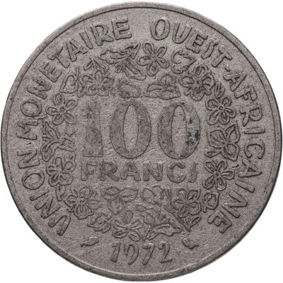 купить Западная Африка (BCEAO) 100 франков (francs) 1972