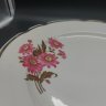 Купить Блюдо сервировочное с цветочным орнаментом, фарфор, Дулевский фарфоровый завод (Дулёво), СССР, 1968-1991 гг.