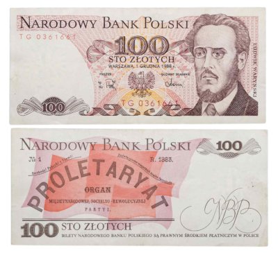 купить Польша 100 злотых 1988
