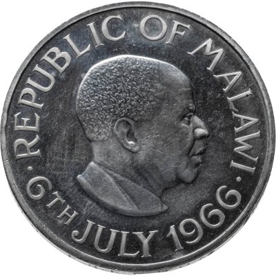 купить Малави 1 крона (crown) 1966 День Республики - 6 июля 1966 в оригинальном футляре