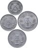 Купить Германия (ГДР), набор из 4 монет 1968-1971 годов