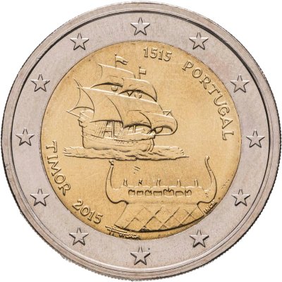купить Португалия 2 евро (euro) 2015 "500-летие открытия Португальского Тимора"