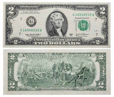 купить США 2 доллара 2003А (Pick 516b) G-Чикаго "FW" (Fort Worth)